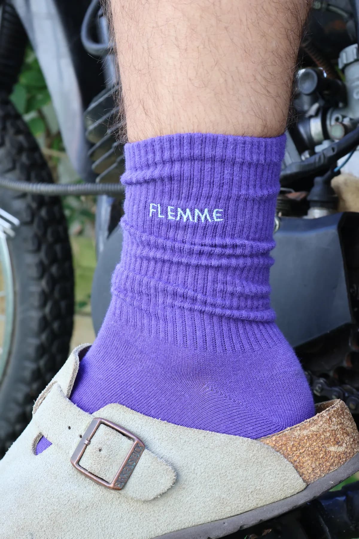 Chaussettes violettes